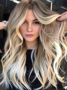 Long Wavy Ombre Blonde Human Lace Front Wigs for White Women 100% Human Hair Lived In Neutral Blonde, Medium Blonde Hair Color, Human Lace Front Wigs, Darker Hair, Summer Blonde, Blonde Hair Looks, Balayage Hair Blonde, Bleach Blonde, Brown Blonde Hair