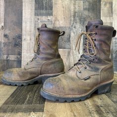 In used condition. Boots have marks, scuffs, scratches, and show heavy heel/ sole wear. See photos. Shipping with USPS mail. Apocalypse Survival, Boots Mens, Red Wing, Mens Shoes Boots, Zombie Apocalypse, Cool Boots, Red Wings, Work Boots, Boots Men