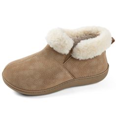 Step into a world of comfort and cuteness with the RockDove Women's Faux Leather House Bootie! These adorable booties are designed to wrap your feet in cozy warmth, making every step feel like walking on clouds. With their elastic gores and heel loop feature, slipping them on and off is a breeze. Plus, the soft and non-slip rubber sole also keeps your footsteps quiet so you won't wake anyone up at night. Get ready to flaunt your style with these irresistibly cute booties that will keep your feet Bootie Slippers, Mattress Toppers, Santa Monica California, Walking On Clouds, Warm Slippers, Ugg Slippers, Rubber Shoes, Leather Booties, Santa Monica