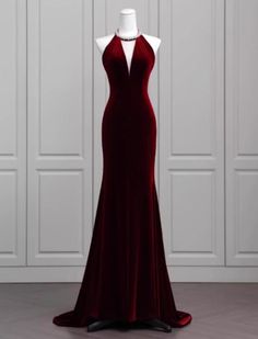 Burgundy Gown Classy, Classy Prom Dresses Red, Wine Colored Dress, Dress Creator, Women Party Dresses, Wine Red Dress, Red Dresses Classy