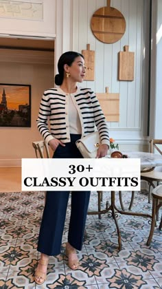 Elevate your style with these 30 Classy Outfits That Will Make You Look Like a Million Bucks! From professional outfits women love to chic business casual outfits for work, these looks are perfect for any office setting. Discover the elegance of high waisted dress pants and versatile business outfits women can rely on. Find inspiration for summer office outfits and style désinvolte chic that blend comfort with sophistication. Whether you're searching for business casual outfits for women or p... Sneaker Office, Corporate Attire Women Young Professional, Principal Outfits, Luncheon Outfit, Nurse Boss, Dc Outfits, Capsule Wardrobe For Work, Smart Casual Work Outfit Women, Classic Outfits For Women