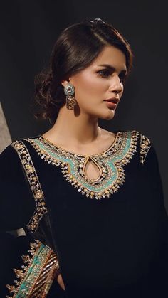 Front Neck Designs, Aesthetic Patterns, Nikkah Dress, Velvet Dress Designs, Pakistani Fashion Casual, Pakistani Fancy Dresses, Pakistani Fashion Party Wear, Kurti Designs Party Wear, Kurta Designs Women