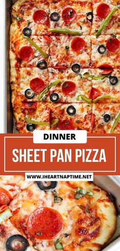 Sheet pan pizza is a simple way to get dinner done whether it’s family pizza night or serving a crowd. Using scratch-made dough or store-bought, the results are a crispy golden crust with your favorite toppings!