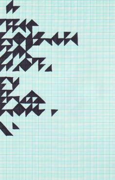 an image of many black arrows drawn on graph paper