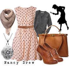 Nancy Drew Library Fashion, Nancy Drew Style, Casual Cosplay, Nancy Drew, Zooey Deschanel, School Looks, Look Vintage, Librarian, Looks Vintage