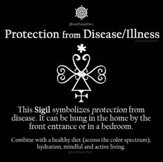 a black and white poster with the words protection from disease / lines