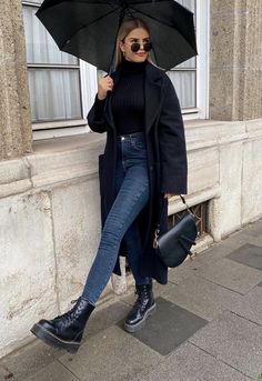 Vinter Mode Outfits, Outfit Botas, Skandinavian Fashion, Winter Fashion Outfits Casual, Europe Outfits, Outfit Chic, Looks Chic, Casual Winter Outfits