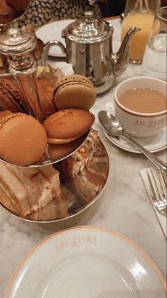 Macarons Parisian Bakery Aesthetic, Angelina Paris Nyc, Paris Bakery Aesthetic, Paris Lunch Aesthetic, Bakery In Paris Aesthetic, Paris Restaurant Aesthetic Food, French Aesthetic, France Aesthetic