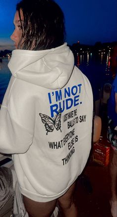 I   m Not Rude Hoodie Easy 30 day return policy Stop Looking At My T Hoodie, Hoodies With Graphic On The Back, Circuit Hoodie Ideas, Vinyl Hoodie Ideas, Hoodies Print Ideas, Quotes On Hoodies, Hoodie Design Ideas Aesthetic, Hoodies Ideas Design, Hoodies Aesthetic Outfit