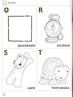 an animal alphabet worksheet with pictures and words for children to learn in spanish