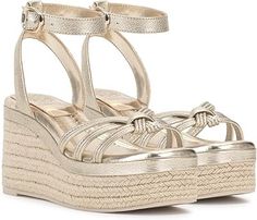 Hearts | Zappos.com Trendy Espadrille Sandals With Ankle Strap, Trendy Ankle Strap Espadrille Sandals, Elegant Strappy Wedge Sandals For Summer, Party Sandals With Ankle Strap In Straw, Party Ankle Strap Straw Sandals, Straw Ankle Strap Sandals For Party, Ankle Strap Straw Sandals For Party, Summer Wedge Sandals With Strap, Elegant Adjustable Wedge Sandals For Spring