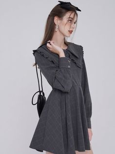 ❤Dark Gray Check Puff Sleeve Dress❤︎
This item will take 2-3 weeks to ship. Double Collar, Puff Sleeve Dress, S M, Puffed Sleeves Dress, Plaid Dress, Collar Dress, Diy Inspiration, Dresses Xs, Dark Gray