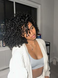 #curlyhair 3b Natural Hair, 4a Curls, 3c Curls, Manifesting 2024, Hair Goal, Curly Fro, Inspo Hair, Crimped Hair, Type 4 Hair