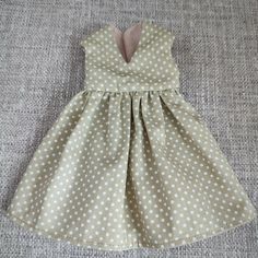 Ваш товар успешно выставлен на продажу. Barbie Barbie, Dress Handmade, Barbie Dress, Barbie Clothes, Polka Dot Dress, Dot Dress, Cotton Dress, Cotton Dresses, The Back