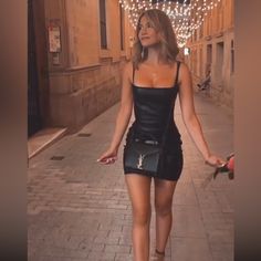 Sexy Mini Dress! Size Small. Affordable Mini Dress With Built-in Bra For Date Night, Lbd Outfit, Black Dress Outfits, Backless Mini Dress, Mini Cocktail Dress, Date Outfits, Dress And Heels, Black Faux Leather, Mini Black Dress