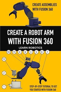 the robot arm is shown with instructions to make it easier for people to learn robotics