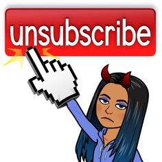 an image of a woman pointing to the word unsubscribe