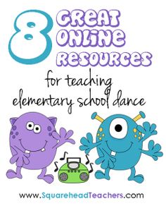 an image of the 8 great online resources for teaching elementary school dance and learning arts