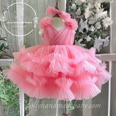 ♥Are you looking to make your little girl's birthday celebration truly enchanting and memorable? Look no further than the exquisite Butterfly Tulle Dress from JollyHandmadeBaby! Our dress combines elegance and whimsy, creating a magical experience that your daughter will cherish forever. In this article, we will explore the enchanting features of the Butterfly Tulle Dress and how it can add bliss to your little one's birthday celebration. ♥THE PERFECT BLEND OF STYLE AND COMFORT When it comes to Pink Dress Gown, Hot Pink Tutu, Witch Tutu, Hot Pink Dress, African Clothing For Men, Hot Pink Dresses, Pink Tutu, Baby Diy, Dress Images