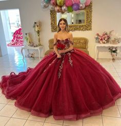 ad eBay - Find many great new & used options and get the best deals for Glitter Burgundy Quinceanera Dresses Cap Sleeve Sweet 16 Prom Party Ball Gowns at the best online prices at eBay! Free shipping for many products! Dark Red 15 Dresses Quinceanera, Dark Red Sweet 16 Dresses, Red Quinceanera Dresses Princess, Flower Quince Dress, Wine Red Quinceanera Dresses, Quinceanera Dresses For Damas, Maroon Quinceanera Dresses, Red 15 Dresses Quinceanera, Dark Red Quinceanera Dresses