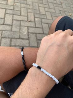 Bracelets To Give To Boyfriend, Bracelets For Your Boyfriend, Bracelets To Make For Your Boyfriend, Bracelet Ideas For Boyfriend, Bracelet For Boyfriend, Matching Couple Bracelets, Homemade Bracelets, Bracelets For Boyfriend