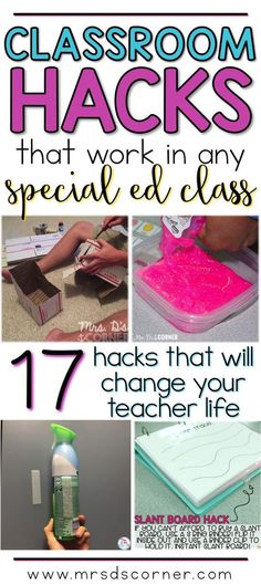 classroom hacks that work in any special ed class