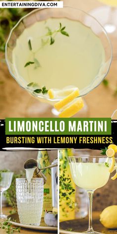 Limoncello Martini (bursting With Lemony Freshness) | Summer Cocktail Recipes