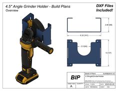 an image of a driller holder plans