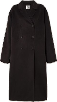 Chic Long Coat With Covered Buttons, Long Coat Outerwear With Covered Buttons For Work, Long Coat With Covered Buttons For Work, Formal Double-breasted Outerwear With Covered Buttons, Tailored Outerwear With Covered Buttons For Fall, Tailored Fall Outerwear With Covered Buttons, Formal Long Coat With Covered Buttons, Formal Outerwear With Covered Buttons For Fall, Classic Outerwear With Notch Lapel And Covered Buttons