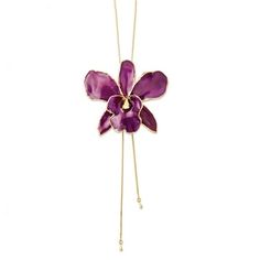 Lacquer Dipped Purple Cattleya Orchid Adjustable Necklace. Chain Length:3 in|Chain Width:3 mm|Item Weight U/M:gm|Product Type:Jewelry|Jewelry Type:Necklaces|Necklace Type:Necklace with Pendants Size: -.  Color: Metal Type.  Gender: unisex.  Age Group: kids. Cattleya Orchid, Dendrobium Orchids, Necklace With Pendant, Solitaire Pendant Necklace, Buy Necklace, Solitaire Pendant, Gold Tone Necklace, Cross Pendant Necklace, Adjustable Necklace