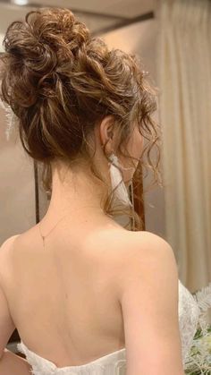 Cute Prom Hairstyles, Hoco Hairstyles, Hairdos For Curly Hair, Hair Stylies, Hoco Hair, Formal Hairstyles, Aesthetic Hair