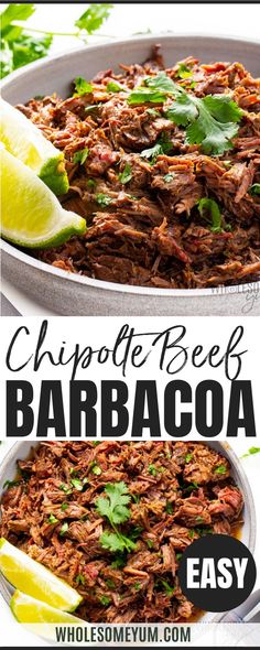 Chipolte Beef Barbacoa Recipe Chipotle Barbacoa Recipe, Chipotle Barbacoa, Beef Barbacoa Slow Cooker, Tacos At Home, Chipotle Copycat Recipes, Beef Barbacoa, Chipotle Recipes, Copycat Chipotle, Barbacoa Recipe