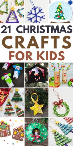 There are so many different Christmas crafts for kids of all ages. Whether you’re looking for Christmas crafts for preschool or Christmas crafts for toddlers, there’s sure to be something perfect for your little ones. From Christmas tree crafts to Christmas ornaments, there are lots of DIY Christmas Crafts for holidays. Fun Christmas Crafts For Kids, Easy Kids Christmas, Kids Christmas Crafts Easy, Easy Christmas Ornaments, Christmas Crafts For Toddlers, Preschool Christmas Crafts, Christmas Crafts For Kids To Make, Christmas Arts And Crafts, Fun Christmas Crafts