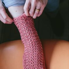 These pretty socks are much easier to make than they look. Comfortable and eye catching, these cuff down socks are worked with an afterthought heel which is ideal for beginner sock makers. SizesS (M, L)To fit foot circumference up to: 20(24, 28)cm/8(9.5,11)inChoose size close to or slightly larger than your foot circumference. The fabric created is very stretchy, so a wider than required foot can be taken up by making the sock slightly shorter.Foot length is fully adjustable. Materials2 (2, 3) 5 Comfortable Stretch Mid-calf Socks, Comfortable Fitted Mid-calf Socks, Afterthought Heel, Pretty Socks, Puff Stitch, Stitch Markers, Fingerless Gloves, Arm Warmers, Crochet Stitches