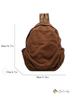 BirdinBag - Stylish & Spacious Womens Fashion Backpack with All-match Shoulder Bag, New Arrival Classic Backpack, Fabric Bag, Save The Planet, Simple Style, New Arrival, Fashion Backpack, Bag Lady, Backpacks, Shoulder Bag