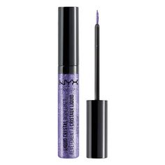 Liquid Crystal Body Liner Best Nyx Products, Professional Makeup Bag, Eyeliner Glitter, Metallic Eyeliner, Purple Eyeliner, Liquid Crystal, Glitter Eyeliner, Makeup Studio