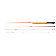 three different types of fishing rods on a white background