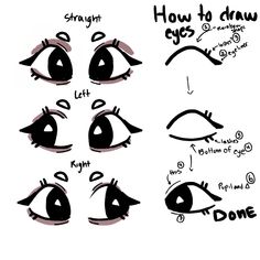 how to draw an eye step by step