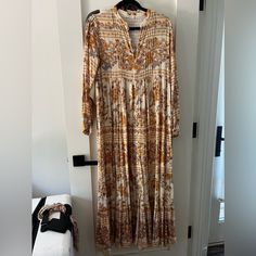 Spell And The Gypsy Maxi Dress Size Xs. Fits Almost Any Size. Worn Once Just Too Long On Me. Super Timeless And Easy Dress Orange Yellow, Simple Dresses, Maxi Dress, Orange, Yellow, Womens Dresses, Women Shopping, Color