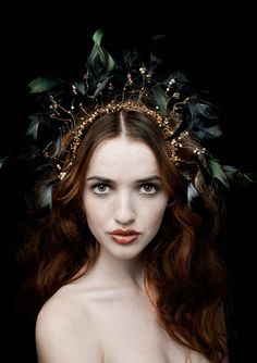 The Queen. Charlotte's mother undisguised as a full elemental. Force to be reckoned with, family first, connected with nature. Beaded Headpiece, Head Piece, Victoria Secrets, Beauty And Fashion, Tiaras And Crowns, Mad Hatter, Madonna