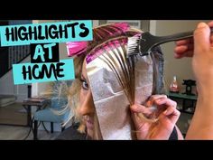 How To Put Highlights In Your Own Hair, Highlighting Your Own Hair At Home, How To Hilight Hair At Home, Sectioning Hair For Highlights, Diy Foils Highlights At Home, How To Add Highlights To Hair At Home, How To Highlight Your Hair At Home Diy, How To Do Highlights At Home Tutorials, How To Highlight Your Own Hair