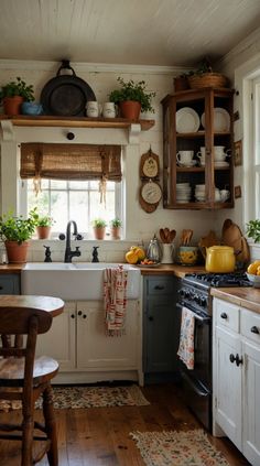 the kitchen is clean and ready for us to use in the day or night time