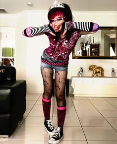 Kid Outfits Girl, Scene Kid Outfits, Look Emo, Scene Girl Outfits, Scene Emo Fashion, Lgbtq Fashion, Emo Fits, Kid Outfits, Outfits 2000s