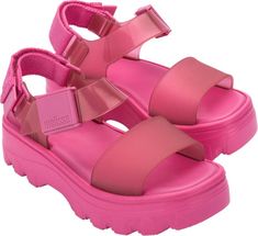 Melissa Kick Off Platform Sandal | Nordstrom Synthetic Jelly Sandals With Adjustable Strap And Round Toe, Trendy Sport Sandals With Adjustable Straps And Round Toe, Pink Sport Sandals With Adjustable Strap For Summer, Synthetic Sport Sandals With Translucent Outsole And Round Toe, Pink Casual Sport Sandals With Adjustable Strap, Casual Pink Sport Sandals With Adjustable Strap, Trendy Pink Platform Sport Sandals, Summer Party Platform Jelly Sandals, Pink Synthetic Sport Sandals With Adjustable Strap