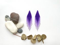 Lavender beaded earrings Clip on earrings or ear hooks Boho purple earrings Fringe dangle earrings Long statement earrings Jewelry gift Boho beaded fringe earrings for complete your look or bridesmaid gift. Also it can be a beautiful gift for girlfriend, mom or sister. Total length 4 inches (10 cm) Earring you get in the gift box. By your order, earrings can be made other colors and lengths. Please, write about it in the personal massage. Please note that some works are made to order and it take Order Earrings, Boho Purple, Turquoise Bead Earrings, Purple Earrings, Boho Gifts, Trendy Earrings, Beaded Fringe, Earrings Long, Fringe Earrings