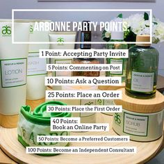 Facebook Party Posts, Party Points, Vanilla Protein Shakes, Green Chemistry