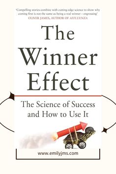 the winner effect book cover with an image of a toy buggy on top of it