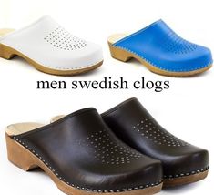 The men swedish clogs are availble in; brown, camel brown, black, white, grey,navy blue, blue. Our handmade wooden clogs are made in a traditional European shoemaker workshop. ~made of finest european poplar wood and natural leather ~anatomicall footbed with arch support ~wooden sole covered with a thin rubber Our beautiful clogs are: ~perfect for every man ~stylish and useful for casual wear ~perfect solution for looking both cute and comfortable ~can be use as a slipper at home or outside wear Chef Jackets Women, Mules Men, Clogs Men, Men Clogs, Swedish Men, High Heel Clogs, Leather Shoes For Men, Moccasins Women, Swedish Clogs