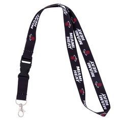 PRICES MAY VARY. Premium Quality - Made of polyester, each lanyard features the same design printed on both sides. Each lanyard features a plastic release buckle and a clip at the end to attach your keys or other items you use a lot like a school or work ID. Keychain Neck Strap - The way the lanyard is sewed is in order to ensure you can wear the lanyard around your neck and it will show the design properly. It may appear as if it was sewn backwards, but that was done on purpose. Measurements - Lanyard Keychain, Desert Cactus, National Basketball Association, Id Badge Holders, Miami Heat, Badge Holder, Id Badge, Badge Holders Lanyard, Car Keys