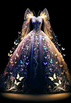 Kostum Peri, Ball Gowns Fantasy, Fairy Gown, Light Up Dresses, Personaje Fantasy, Magical Dress, Old Fashion Dresses